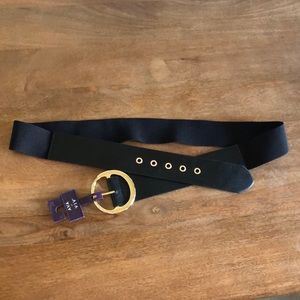 Ava & Viv - 3x Black Elastic Belt